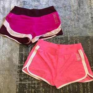 Girls Justice athletic shorts bundle size 12 EUC